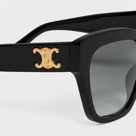 celine sonnenbrille triomphe 01|TRIOMPHE 01 SUNGLASSES IN ACETATE .